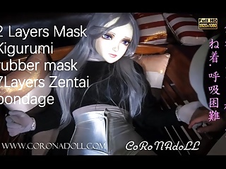 Masked,Latex,Lingerie,Nylon,BDSM