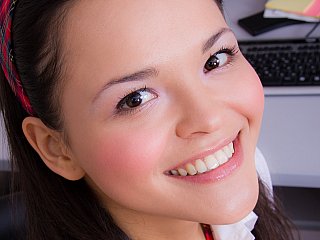 Teen,Lesbian,Panties,School,Sex Toys,Uniform,Strip,Masturbation,Brunette,Close-up